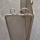 Metal fireplace screen