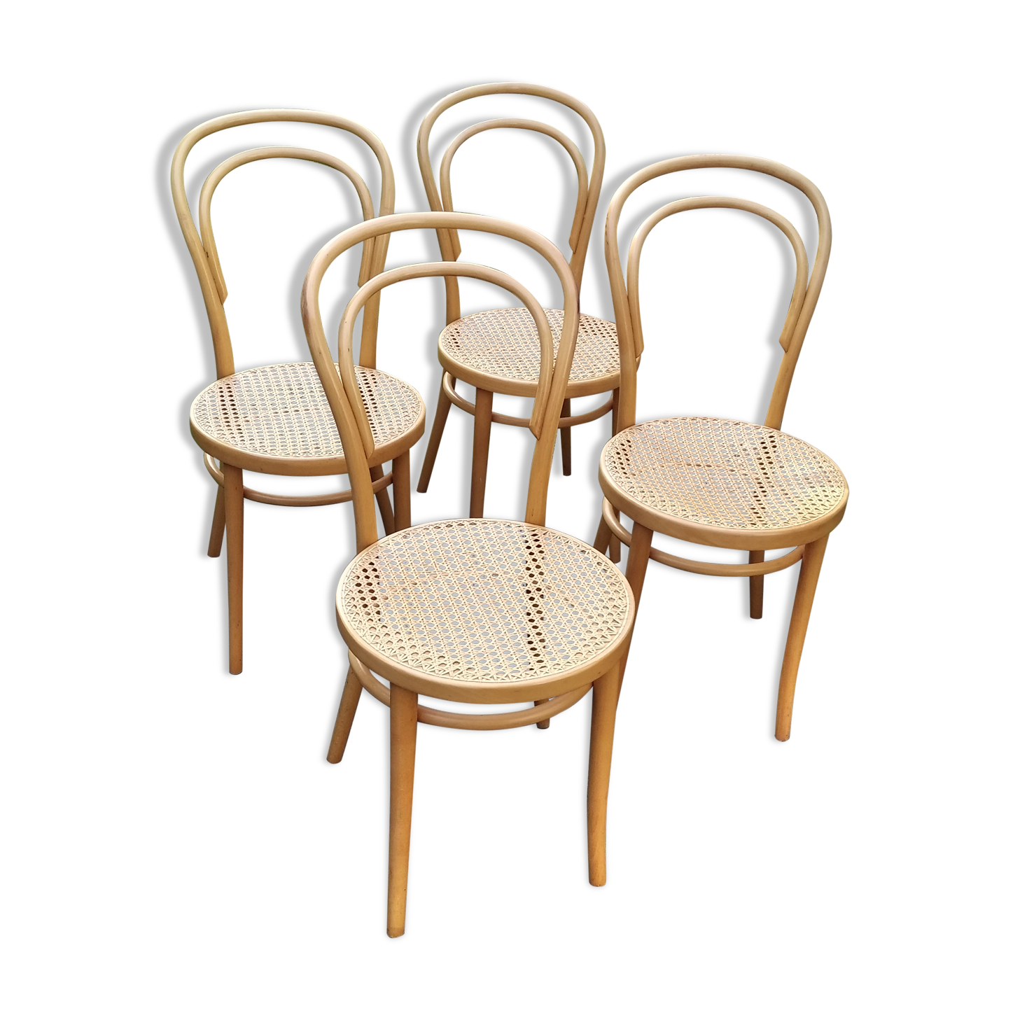 4 Thonet ZPM Radomsko chairs