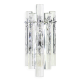 Superb wall sconces in crystal rod by Kinkeldey, Germany, 1970s.