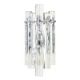 Superb wall sconces in crystal rod by Kinkeldey, Germany, 1970s.