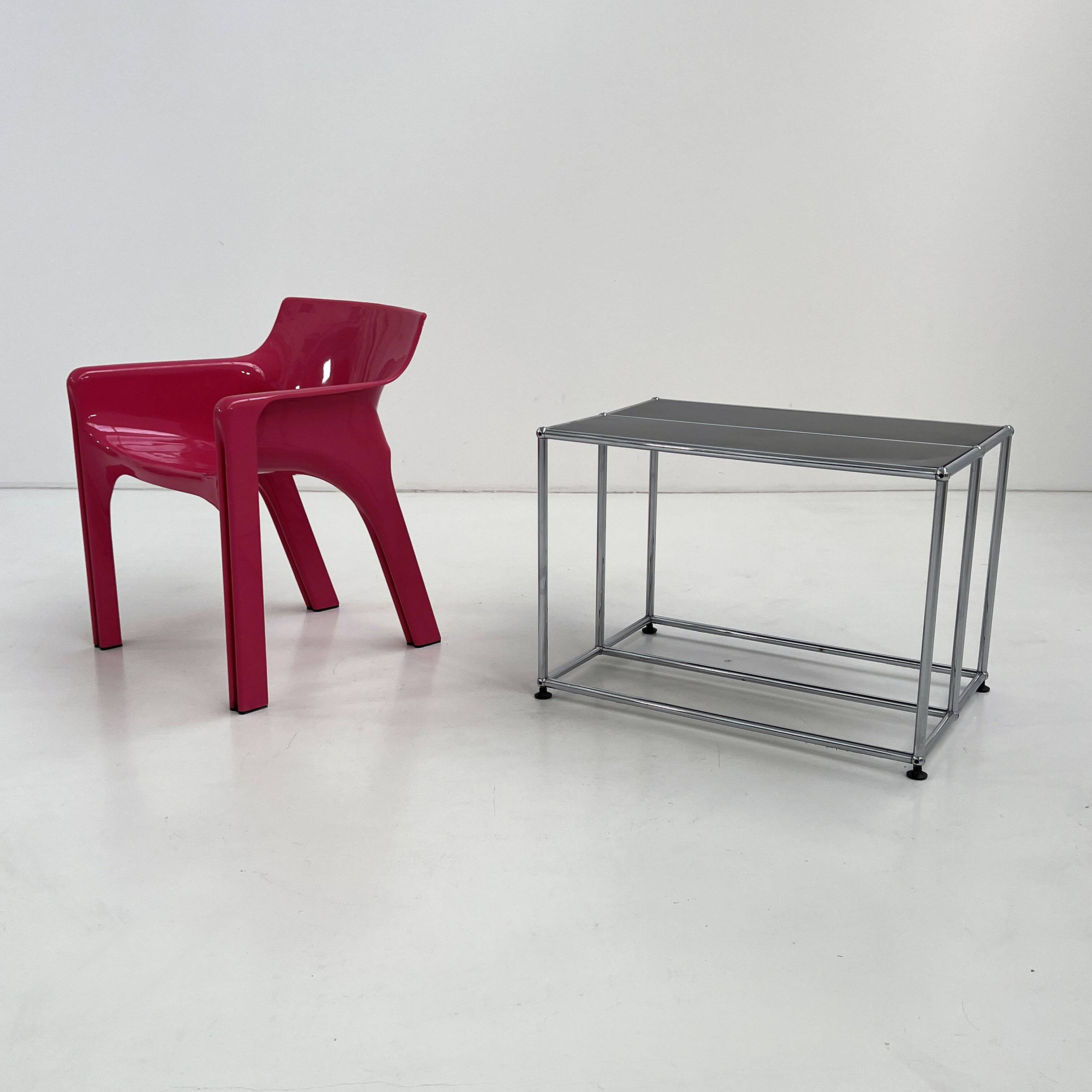 Black console by Fritz Haller & Paul Schärer for USM Haller, 1980