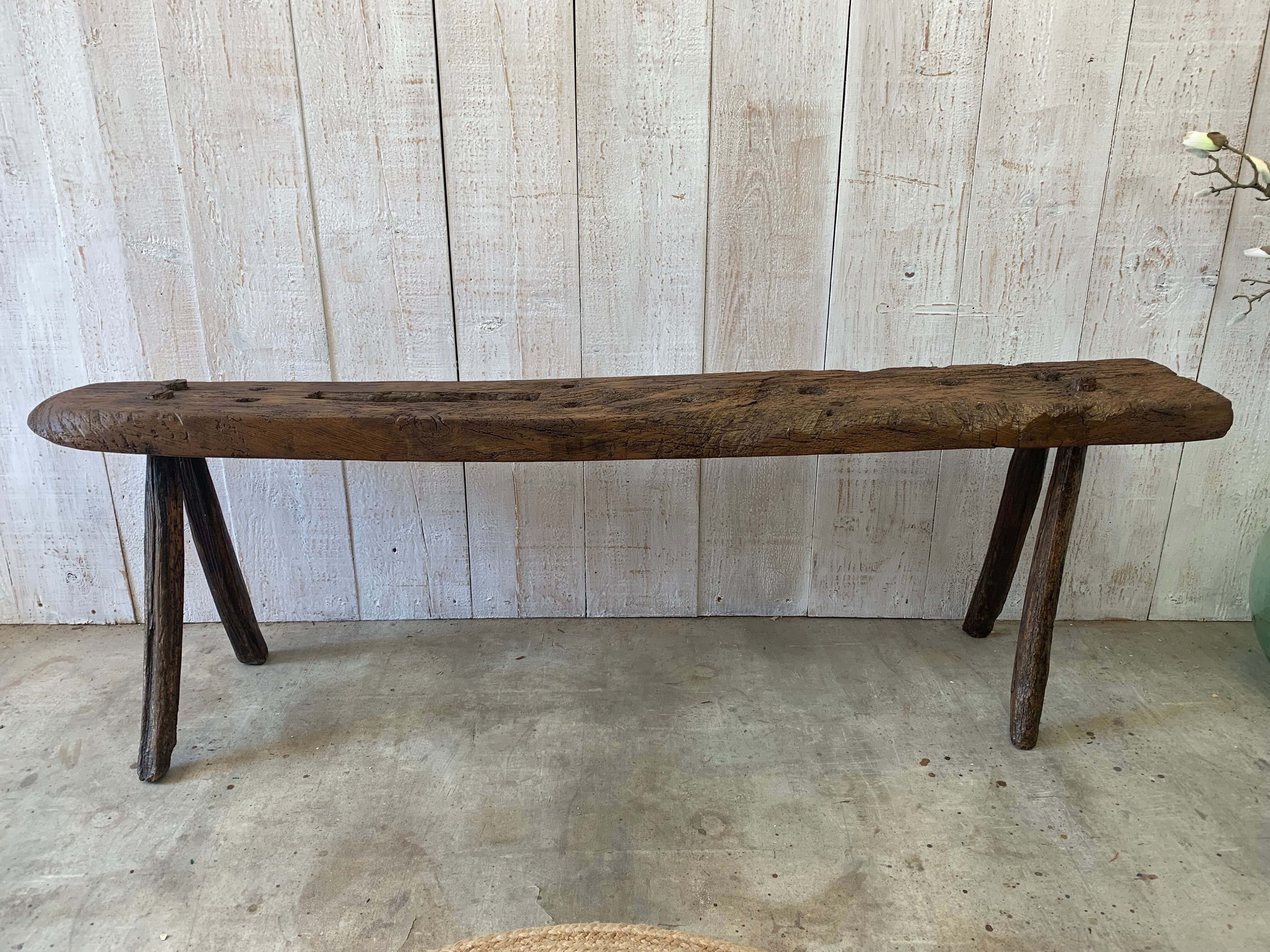 Banc  de tonnelier ancien