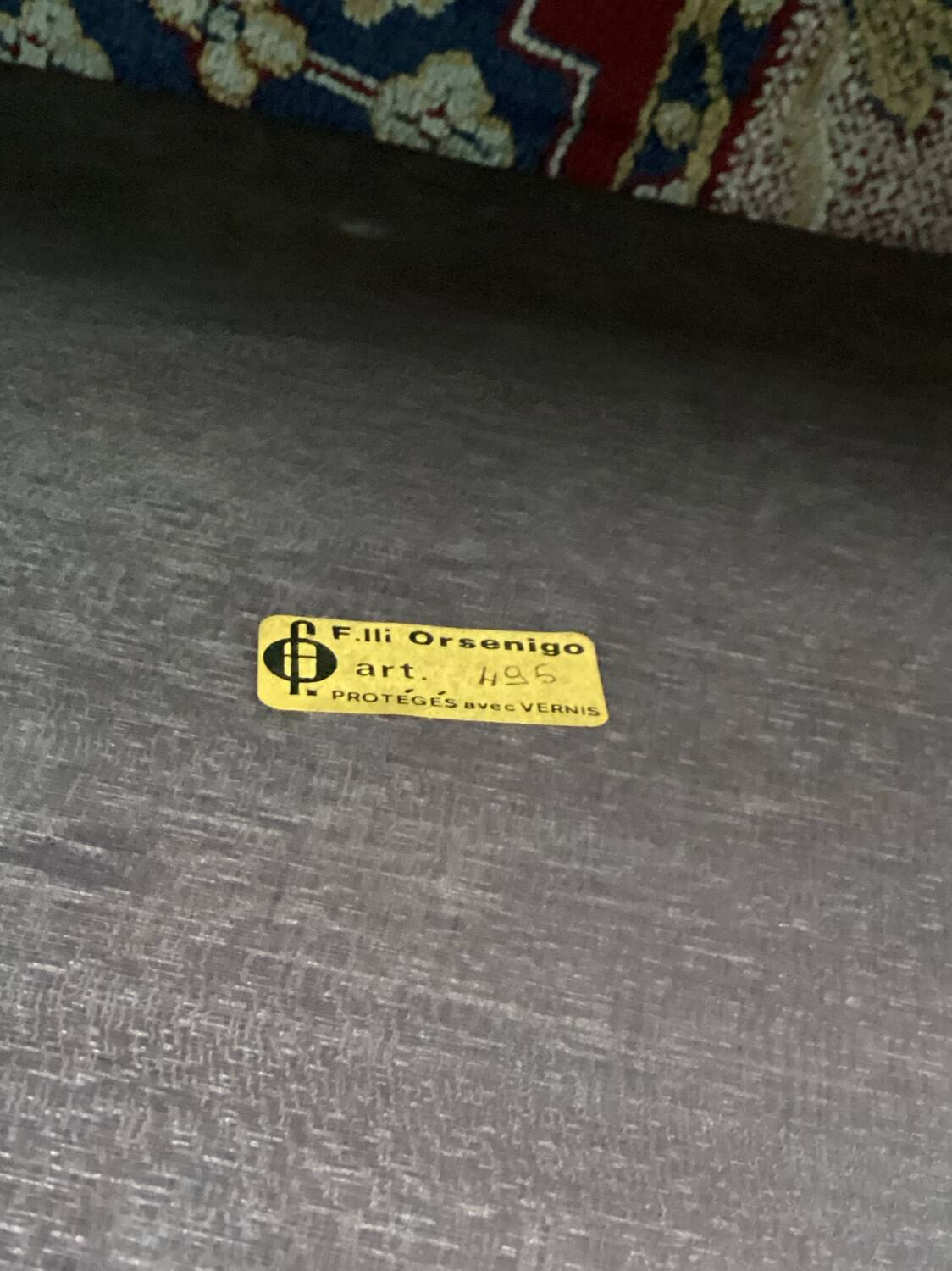 Vintage Fratelli Orsenigo rolling trolley