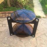 Coffee table Design smoked Plexiglas