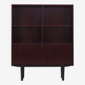 Mahogany bookcase, Danish design, 1970s, manufacturer: Omann Jun