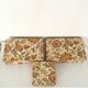 Set of 3 old cloth boxes