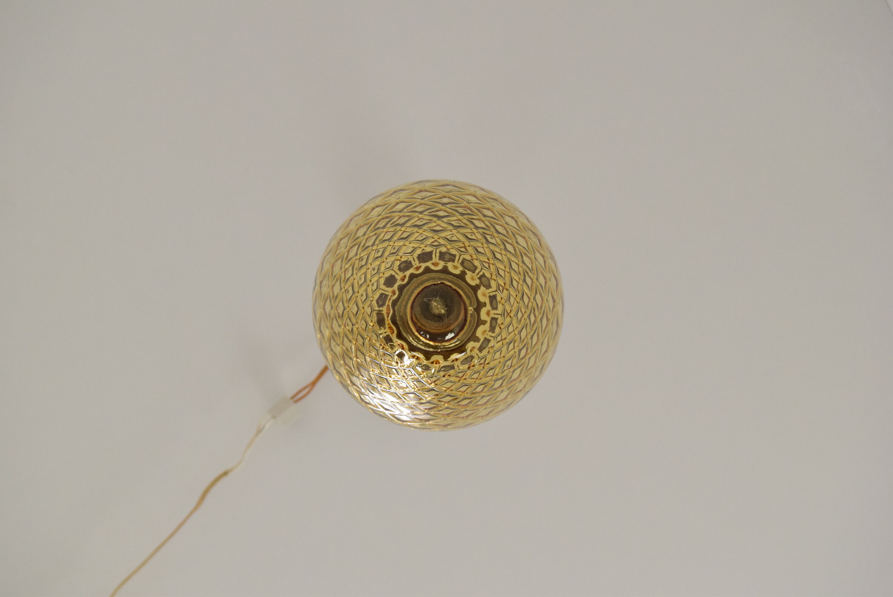 Art deco Glass Pendant,1930's.