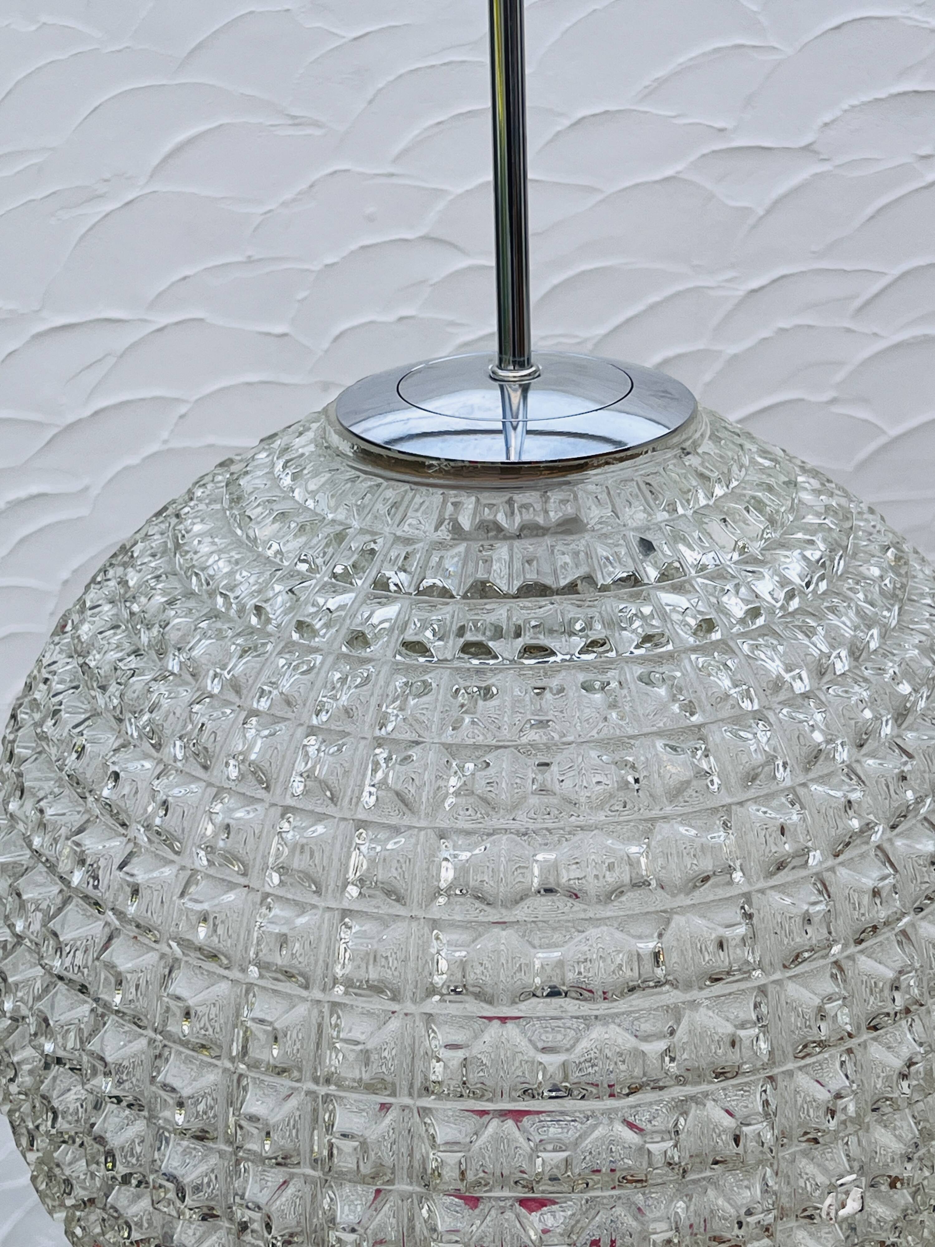 Holophane-style pendant lights