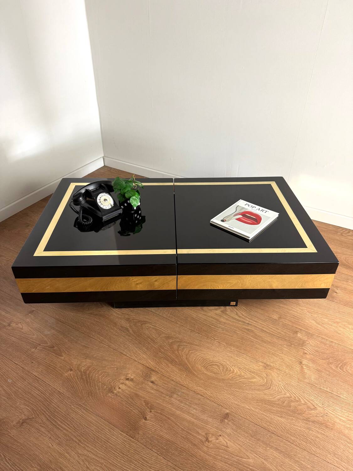 J.C. Mahey bar coffee table – 1970s