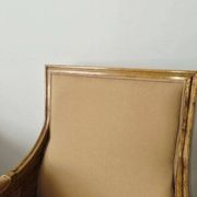 Pair of French antique Louis XV style armchairs (cane back armchairs)