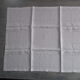 Embroidered/monogrammed antique tea tablecloth