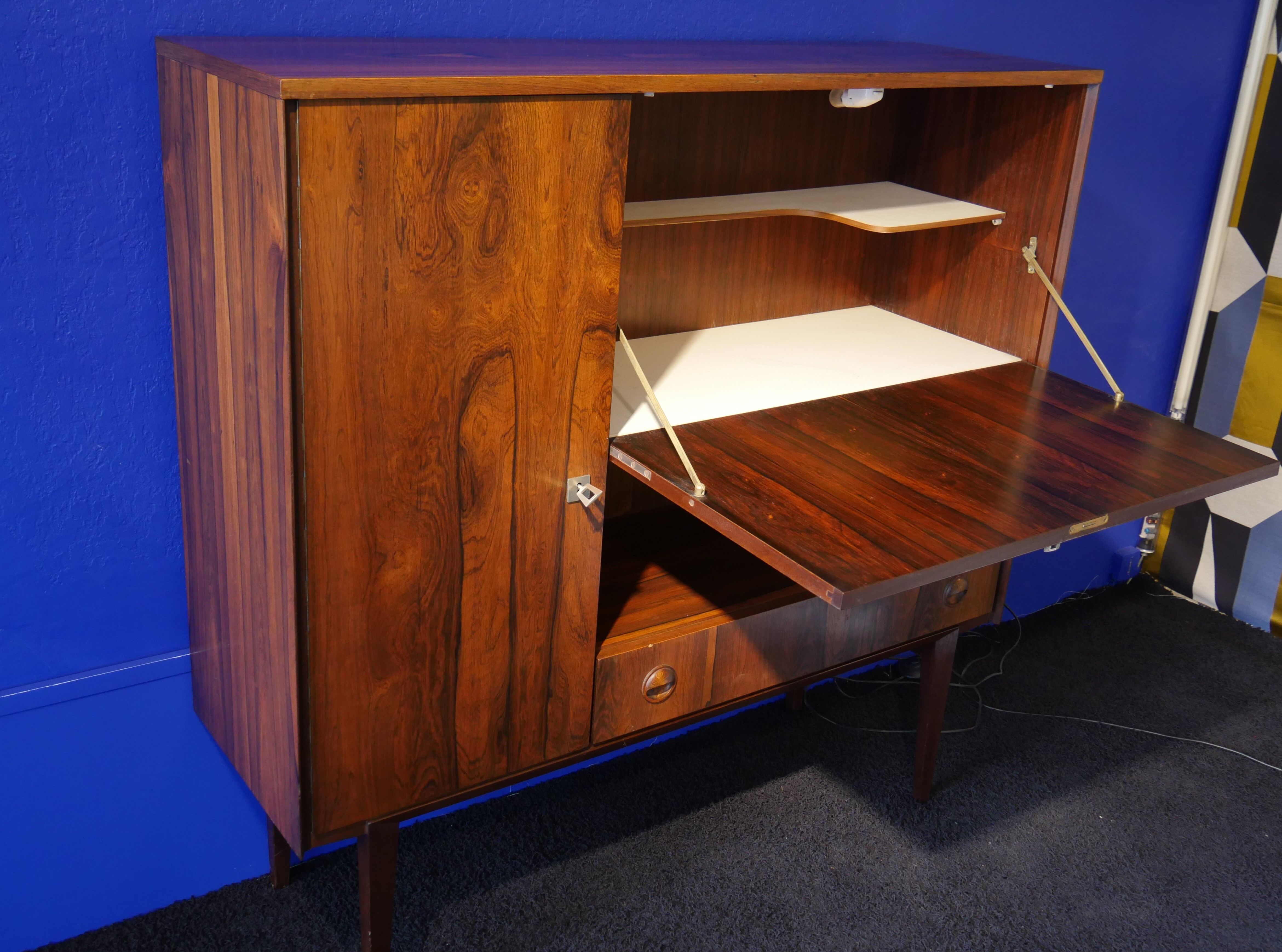 Rosewood writing desk 50s
