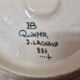 HB Quimper sauce boat, j.Lachaud, 1920