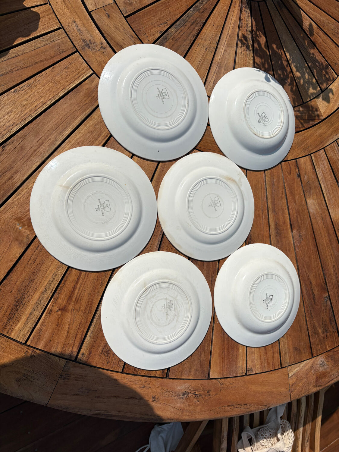 Digoin Sarreguemines plates