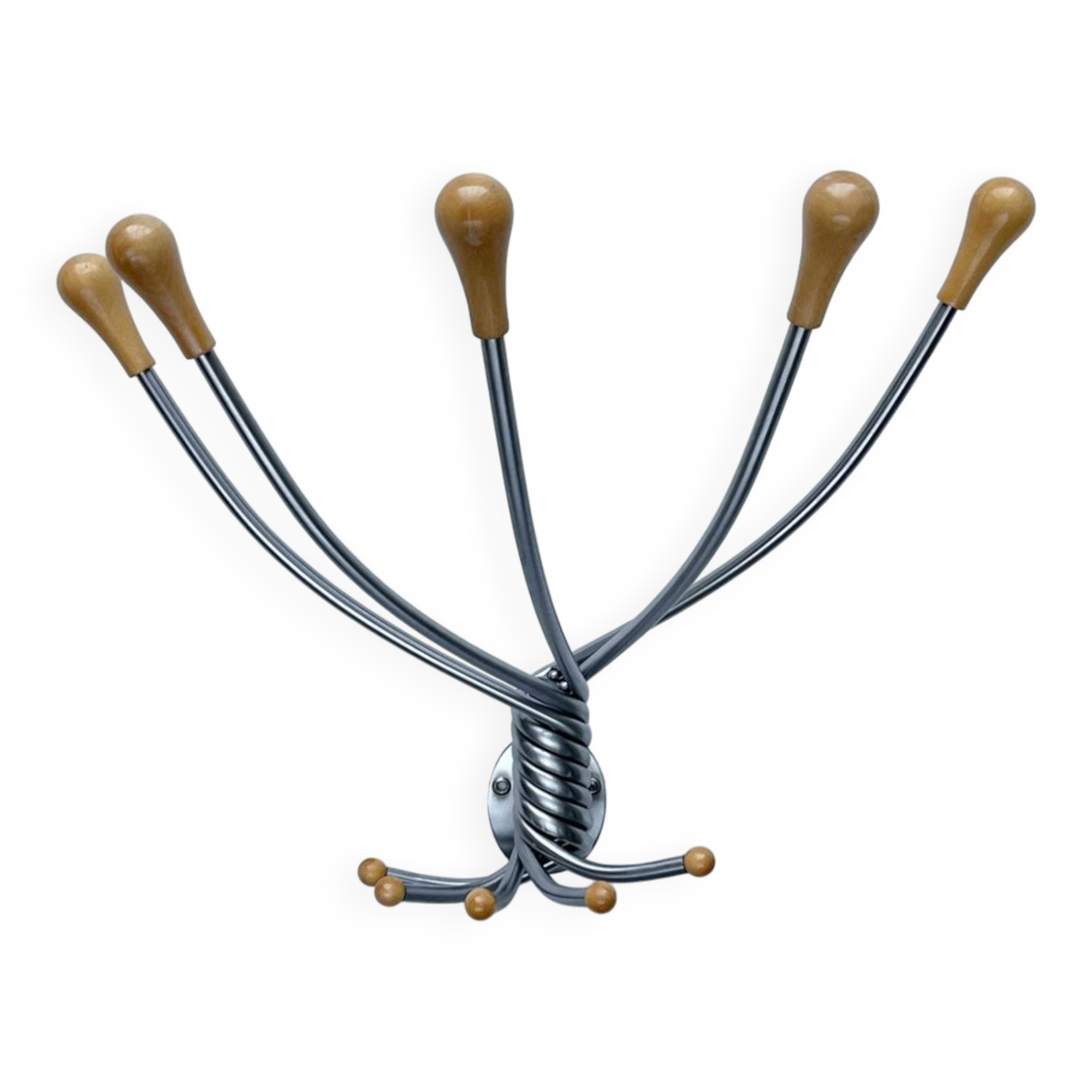 Postmodern Italian Wall Hook Octopus by J. De Pas, P. Lomazzi and D. D'Urbino for Zanotta, 1990s