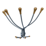 Postmodern Italian Wall Hook Octopus by J. De Pas, P. Lomazzi and D. D'Urbino for Zanotta, 1990s