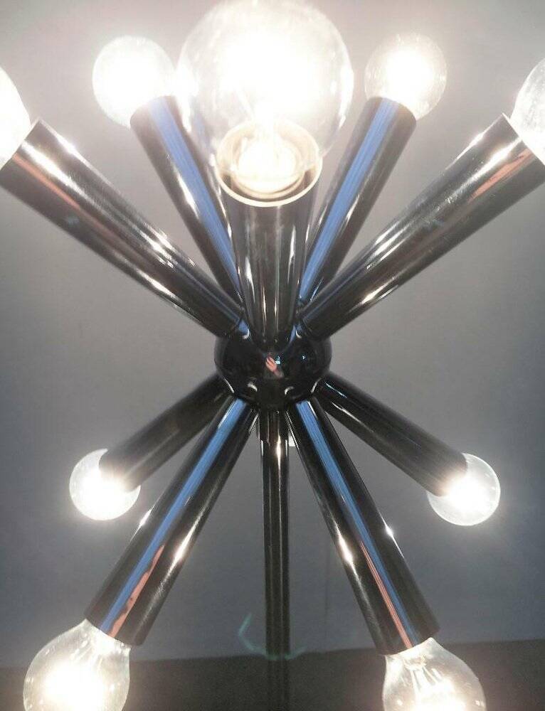 Lampadaire étoile de l'ère spatiale allemande du milieu du siècle, années 1960