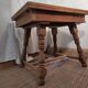 Table en chêne avec rallonges