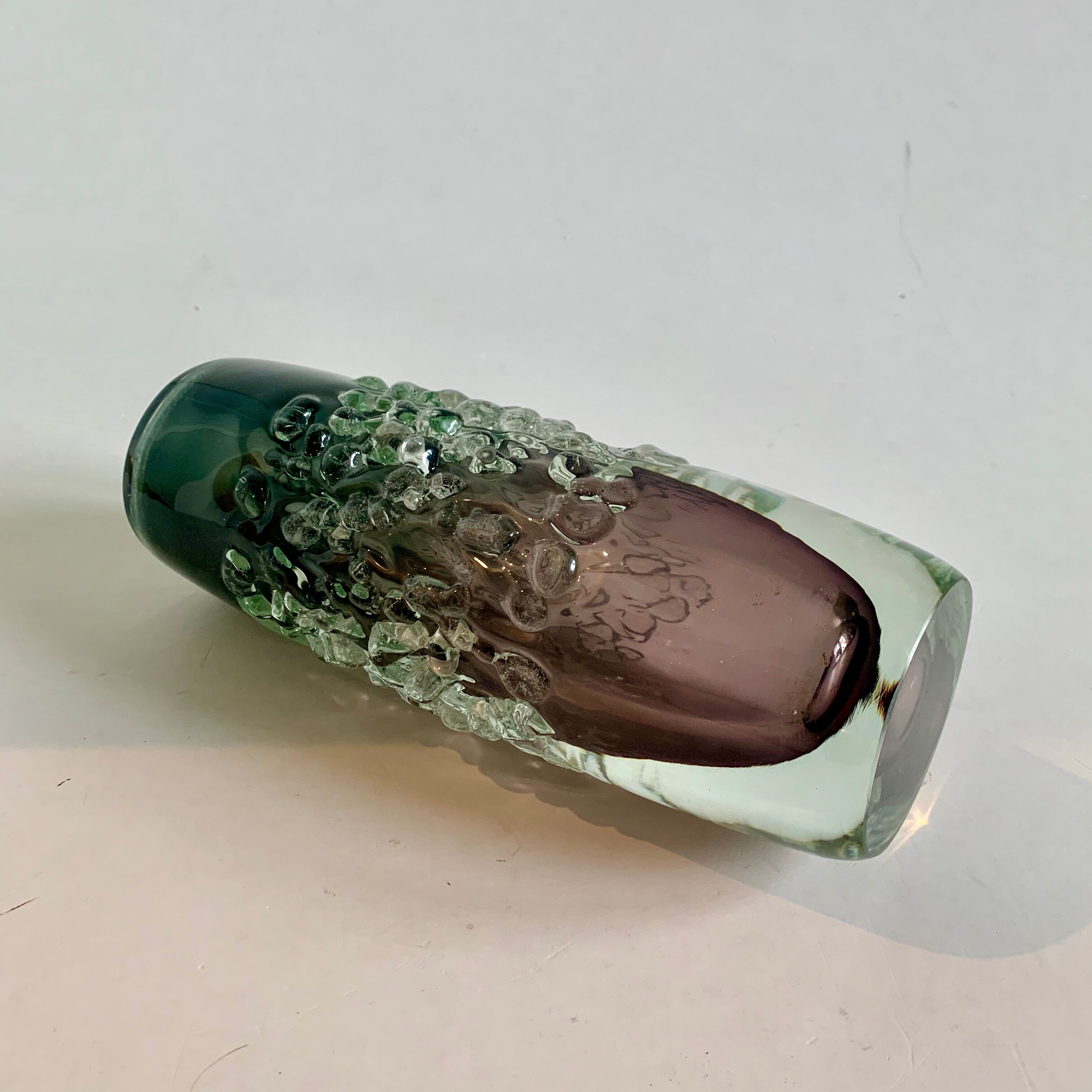 Sculptural  Glass Vase, 1970s