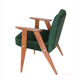 Fauteuil scandinave retapissé
