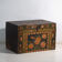 Antique chest painted in pine wood – China, around 1900