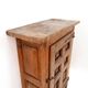 Armoire rustique en bois avec porte à panneau sculpté et ferrures en fer - Espagne, début XIXe siècle