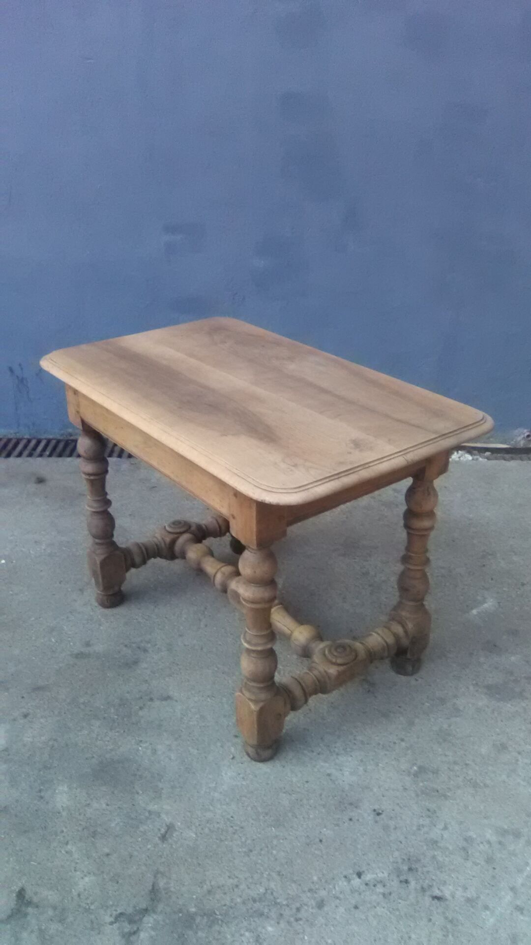 Pickled rustic side table