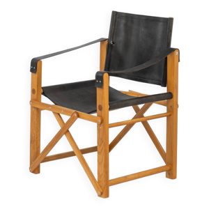 fauteuil safari en chêne