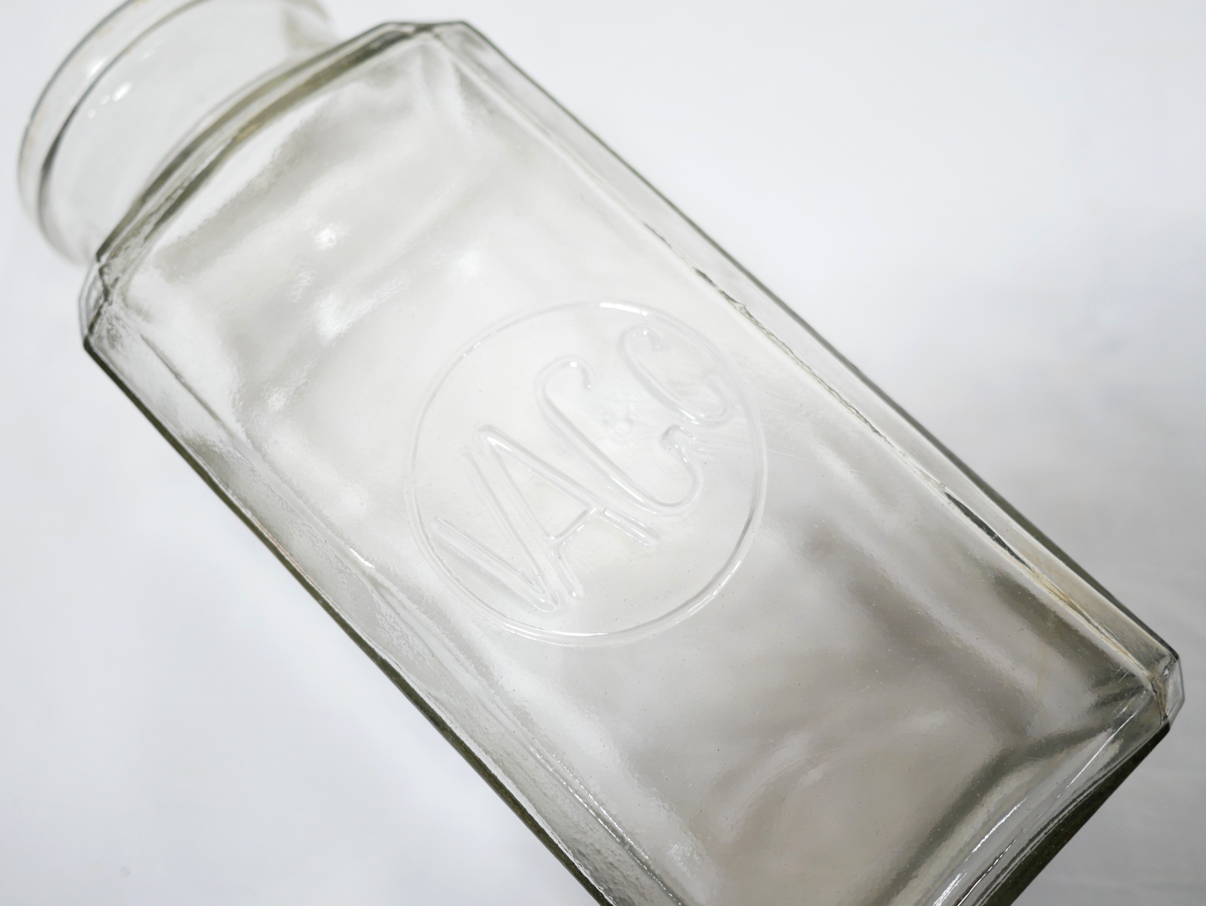 Vintage glass jar by et Compagnie