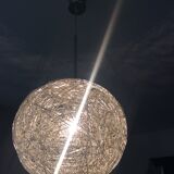Paul Neuhaus design pendant lamp in wired metal