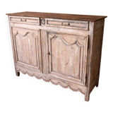 Patinated and sculpted buffet
