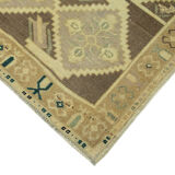 1970s handwoven contemporary anatolian beige rug 149 cm x 255 cm