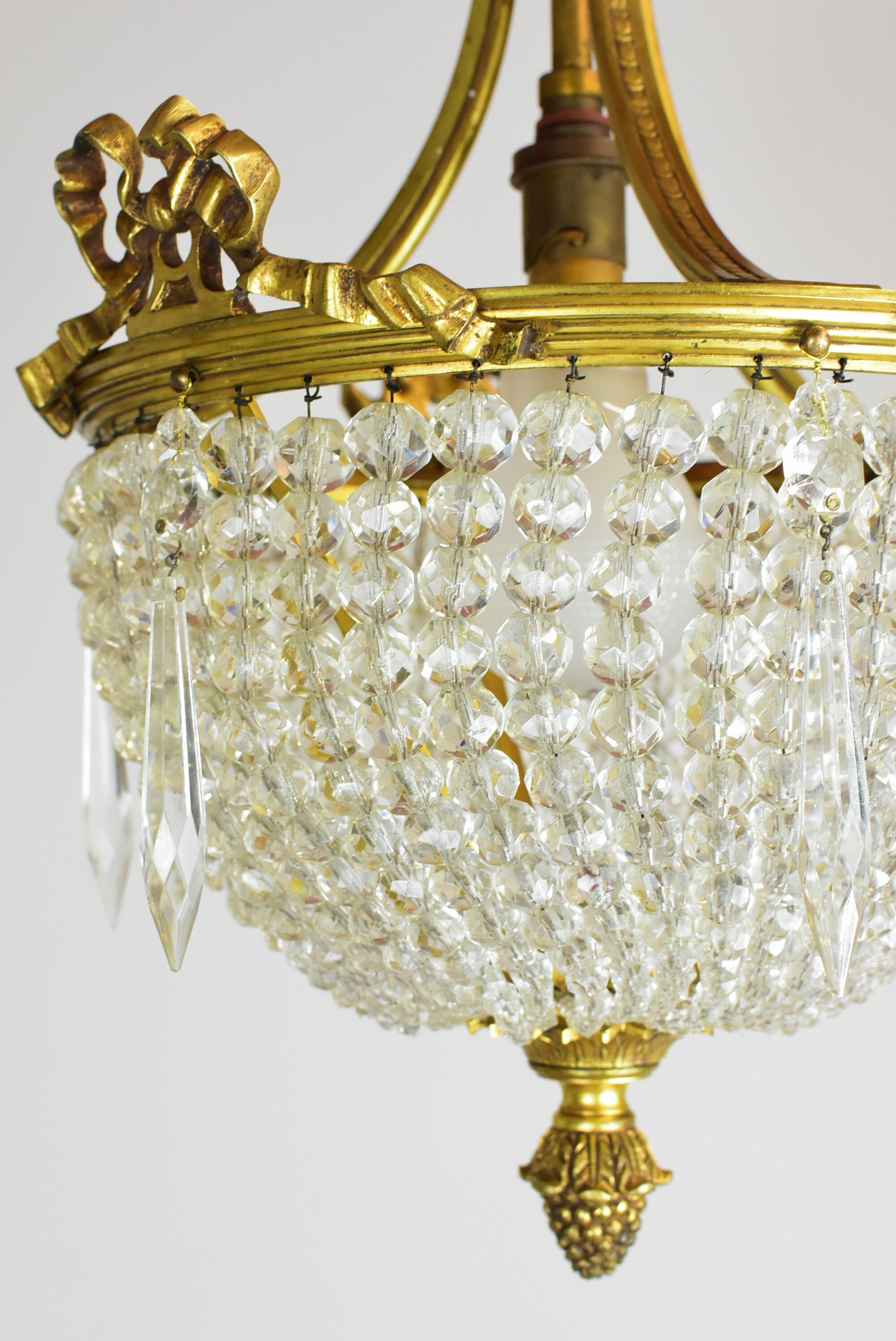 Napoleon III hot air balloon bronze chandelier