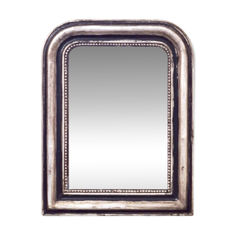 Old Louis Phillipe mirror, silvered with silver leaf.