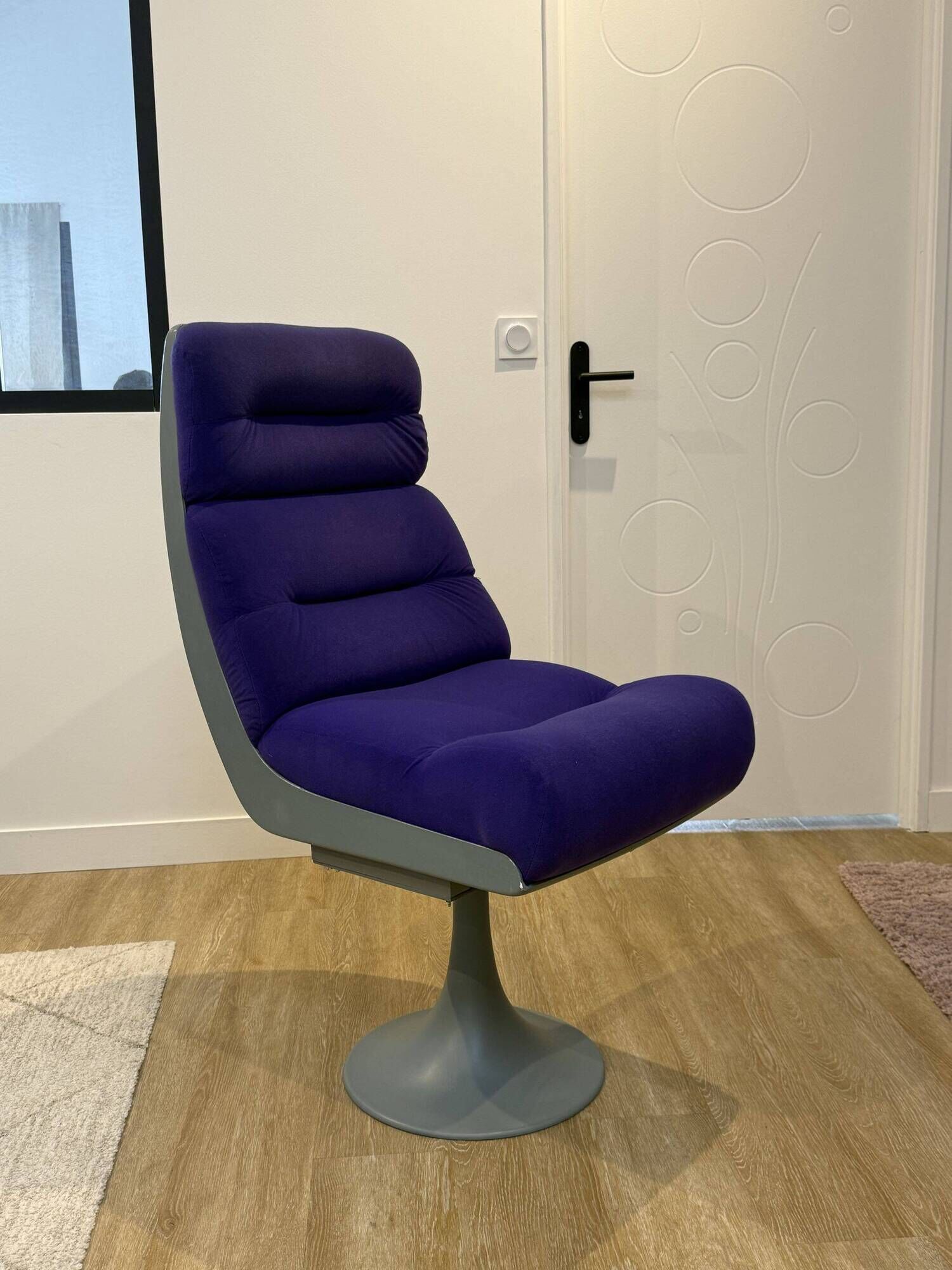 vintage 80s designer armchair