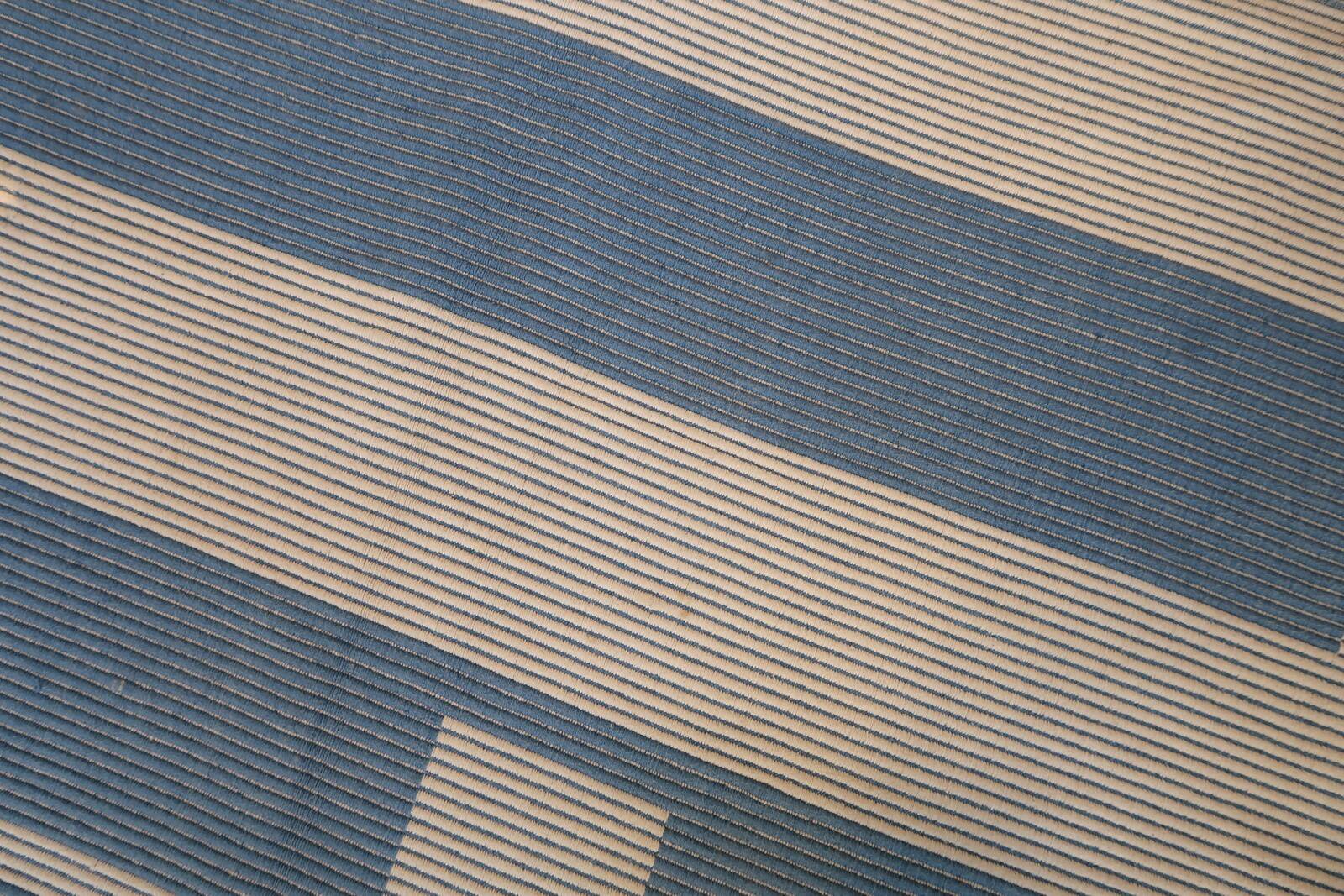 Tapis Vintage Dhurri Indien en Coton (141cm x 193cm), Années 1970, Élégance