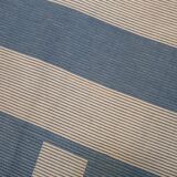 Tapis Vintage Dhurri Indien en Coton (141cm x 193cm), Années 1970, Élégance