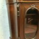 Vitrine galbée Louis Philippe en acajou XIX siècle