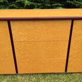 Vintage sycamore sideboard Mario Sabot 1970