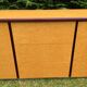 Vintage sycamore enfilade by Mario Sabot 1970