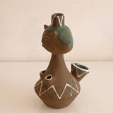 Danish anthropomorphic ceramic vase 1960