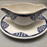 Saucière signed Moulin des Loups Hamage Orchies Nord France model Pantin