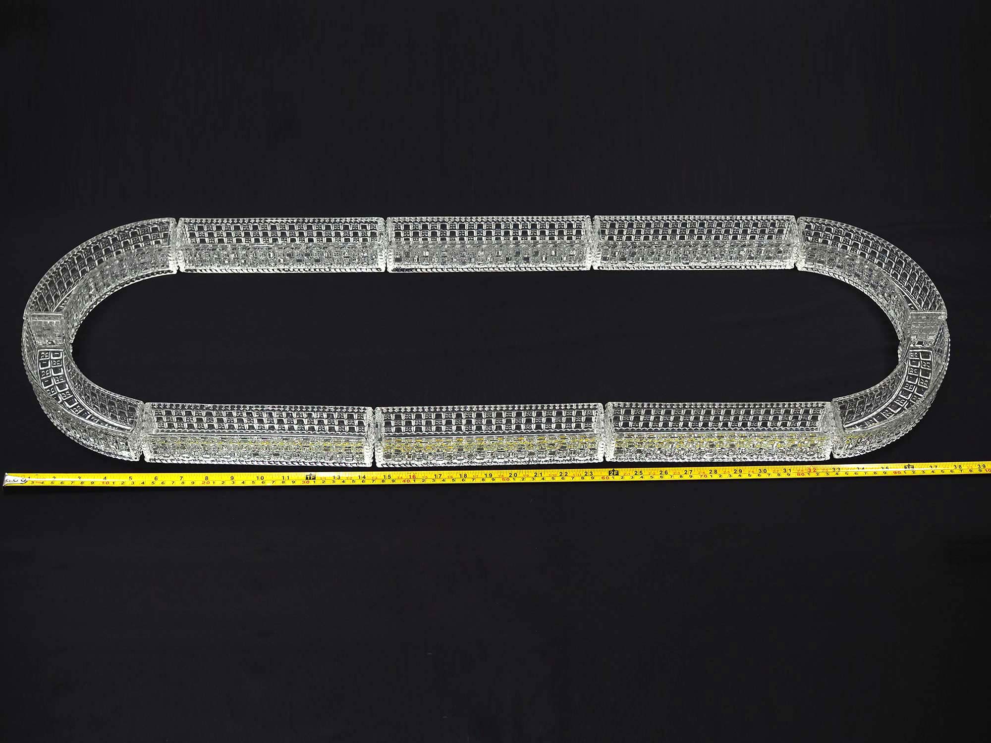 Art Deco Val St. Lambert Centre de Table Cristal-Circa 1930s