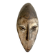 African mask, Fang tribe, wood and kaolin
