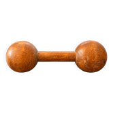 Antique Turned Wooden Dumbbell
