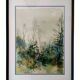 Painting signed Michel COLIN (1934) – Watercolor – Vosges undergrowth