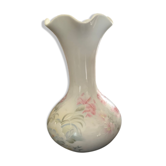 Vase porcelaine de Limoges signé Brachet Claude