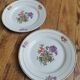 Mismatched vintage dinner plates "Spring"