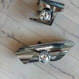 Suspension + 2 wall lights from the 70s