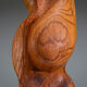 Abstract biomorphic wooden sculpture 1978